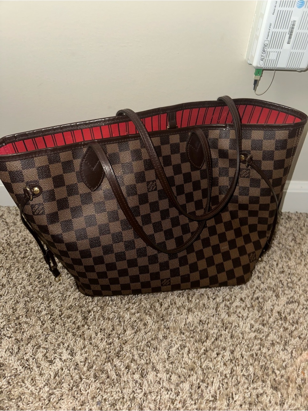 Louis Vuitton Brown Damier Ebene Canvas Tote - Picture 3 of 6